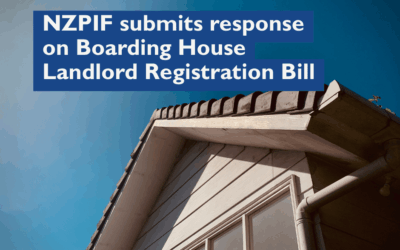 NZPIF submits response on Boarding House Landlord Registration Bill