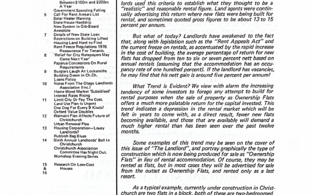 Opinion piece : Looking Back to 1976: A Lesson Today’s Housing Debate Shouldn’t Ignore