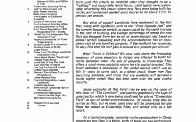 Opinion piece : Looking Back to 1976: A Lesson Today’s Housing Debate Shouldn’t Ignore