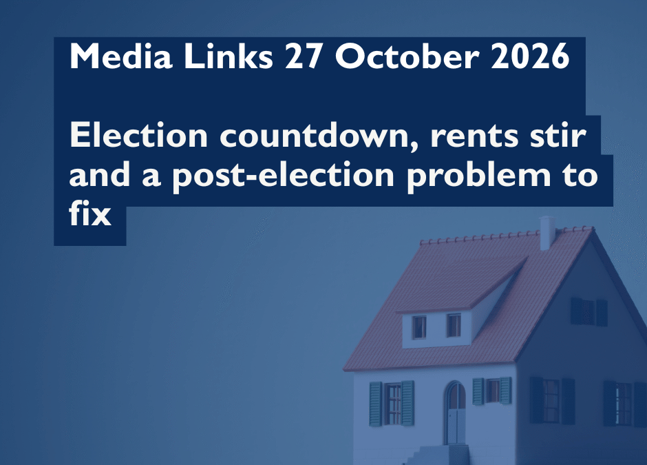 Weekly Media Links Tues 27 October 2026